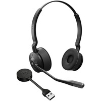 Jabra Engage 55 MS Stereo Casque Sans fil Arceau Bureau/Centre d'appels USB Type-A Noir  on-ear Noir, Sans fil, Bureau/Centre d'appels, 83 g, Casque, Noir