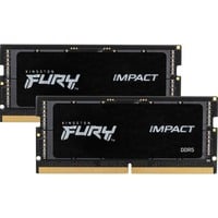 Kingston FURY 32 Go DDR5-4800 Kit, Mémoire vive Noir, KF548S38IBK2-32, Impact, XMP