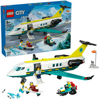 LEGO CITY L’avion-ambulance d’urgence, Jouets de construction 