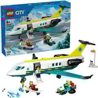 LEGO City - Avion ambulance, Jouets de construction 60465