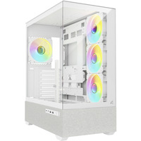 Sharkoon AK7 ARGB boîtier midi tower Blanc | 2x USB-A | 1x USB-C | RGB | Verre Trempé