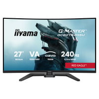 iiyama G-Master Red Eagle GCB2784HSU-B1 27" Moniteur gaming incurvé Noir, 1x DisplayPort, 2x HDMI, 2x USB-A, 240 Hz