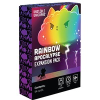 Asmodee Unstable Unicorns: Rainbow Apocalypse Expansion, Jeu de cartes Anglais