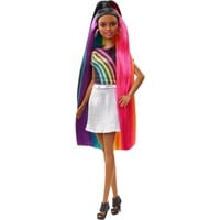 Barbie Cheveux pailletés arc-en-ciel, Poupée