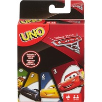 Mattel UNO Disney Cars 3, Jeu de cartes Multilingue, 2 - 10 joueurs, 7 ans et plus