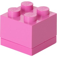 Room Copenhagen Boîte à lunch LEGO Mini Box 4 rose, Boîte de rangement rose fuchsia