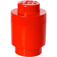Room Copenhagen LEGO Storage Brick 1 Round Red, Boîte de rangement Rouge