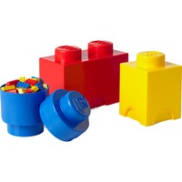 Room Copenhagen LEGO Storage Multi pack coloré, Boîte de rangement Rouge, 3 pièces