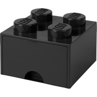 Room Copenhagen Tiroir 4 briques LEGO noir, Boîte de rangement Noir