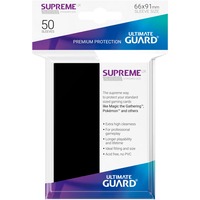 Ultimate Guard Guard Supreme UX, Étui de protection Noir, Format standard, 50 pièces