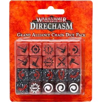 Games Workshop Warhammer Age of Sigmar: Grand Alliance Chaos Dice Set,  Jeux de société Rouge/Jaune