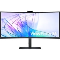 Samsung ViewFinity S6 S65VC 34" Moniteur UltraWide incurvé  Noir, HDMI, DisplayPort, 2x USb-A, USB-B, USB-C, RJ-45