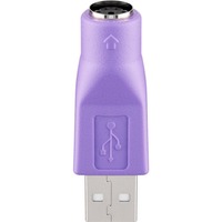 goobay Adaptateur USB > PS/2 Violet