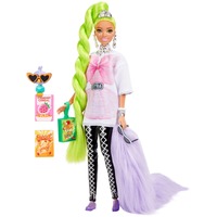 Barbie Extra Doll - Neon Green Hair, Poupée