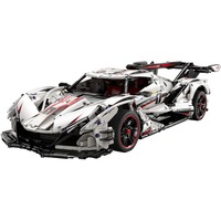 CaDA Master - V12 Hypercar, Jouets de construction Gris, C61053W, Échelle 1:8