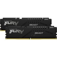 Kingston FURY 64 Go DDR5-5600 (2x 32 Go) Kit, Mémoire vive Noir, KF556C36BBEK2-64, Beast, EXPO