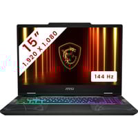 MSI Cyborg 15 (B2RWEKG-086BE) 15.6" PC portable gaming  Noir | Core 5 210H | RTX 5050 | 16 Go | 512 Go SSD | 144 Hz