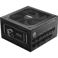 MSI MAG A1000GL PCIE5 II, 1000W alimentation  Noir, 2x PCIe, 1x 12V-2x6, gestion des câbles