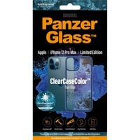 PanzerGlass ClearCaseColor iPhone 12 Pro Max, Housse/Étui smartphone Transparent/Bleu azure