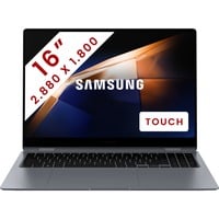 SAMSUNG Galaxy Book4 Pro 360 (NP960QGK-KG1BE) 16" PC portable Gris | Core Ultra 7 155H | Arc Graphics | 16 Go | 1 To SSD