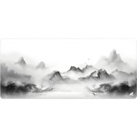 Sharkoon SKILLER SGP35 D5, Tapis de souris gaming Blanc/gris