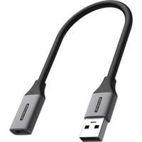 Sitecom USB-A > USB-C, Adaptateur Gris/Noir, 0,15 mètres