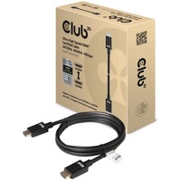 Club 3D Ultra High Speed HDMI 2.1, Câble Noir, 1,5 mètres, 4K 120Hz, 8K 60Hz