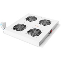 Digitus Ventilateur de toit Unique & Dynamic Basic, Module de ventilation Gris, 4 ventilateurs