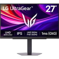 LG UltraGear 27G850A-B 27" 4K Ultra HD Moniteur gaming Noir, 1x DisplayPort, 2x HDMI, 240 Hz / 480 Hz