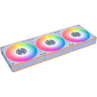 Lian Li UNI FAN CL FLEX 120 REVERSE ventilateurs de boîtier RGB  Blanc, 3 pièces, 120 x 124 x 28 mm, PWM, Contrôleur inclus