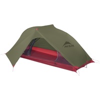 MSR Carbon Reflex 1 Featherweight Tent, Tente Vert/Rouge