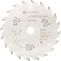 Bosch Lames de scies circulaires Best for Wood, Lame de scie Bois, 16,5 cm, 2 cm, 1,3 mm, 1,8 mm, Biseau supérieur alterné