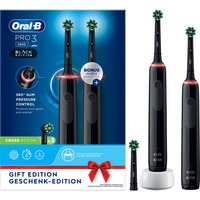 Braun Oral-B Pro 3 3900 Black Edition, Brosse a dents electrique Noir