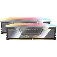 Corsair 48 Go DDR5-8400 Kit, Mémoire vive Argent, CMHC48GX5M2X8400C40, Vengeance RGB, XMP