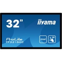 iiyama ProLite TF3215MC-B2 38" Moniteur tactile  Noir, VGA, HDMI, DisplayPort, tactile