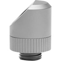 EKWB EK-Quantum Torque Rotary 45° - Satin Titanium, Connecteur Argent