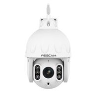Foscam SD8P, caméra de sécurité extérieure PTZ WiFi bi-bande 4K/8MP, Module CA Blanc