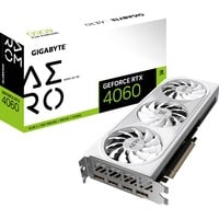 GIGABYTE GeForce RTX 4060 AERO OC 8G, Carte graphique Blanc