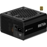 Corsair RM750e (2024), 750 Watt alimentation  Noir, 1x 12VHPWR, 1x PCIe, Gestion des câbles