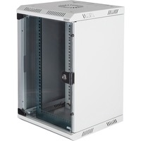 Digitus Enceinte murale combinée 254 mm (10") et 482,6 (19") mm, Armoire informatique Gris clair