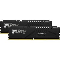 Kingston FURY Beast 32 Go DDR5-5600 (2x 16 Go) mémoire vive Noir, KF556C40BBK2-32, XMP 3.0