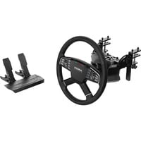 MOZA Bundle Trucking, Volant Noir, Volant, base et pédales