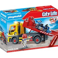 PLAYMOBIL City Life - Dépanneuse avec quad, Jouets de construction 71429
