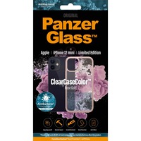 PanzerGlass ClearCaseColor iPhone 12 mini, Housse/Étui smartphone Transparent/Or rose