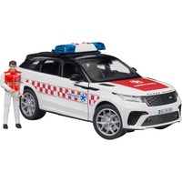 bruder Ambulance Range Rover Velar avec chauffeur, éclairage et sonorisation, Modèle réduit de voiture 02885