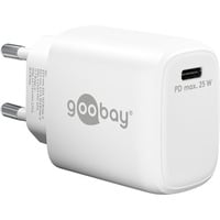 goobay Chargeur rapide USB-C PD GaN (25 W) Blanc