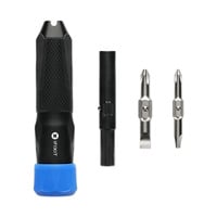iFixit Narwhal - Tournevis 6 en 1, Set d'embouts de vissage Noir/Bleu