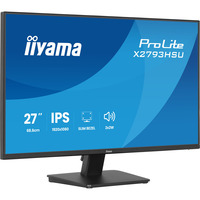 iiyama ProLite X2793HSU-B1 27" Moniteur  Noir (Mat), 68,6 cm (27"), 1920 x 1080 pixels, Full HD, LED, 1 ms, Noir