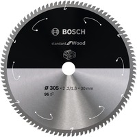 Bosch 2 608 837 744 lame de scie circulaire 30,5 cm 1 pièce(s) Bois dur, Bois tendre, 30,5 cm, 3 cm, 1,6 mm, 5000 tr/min, 2,2 mm
