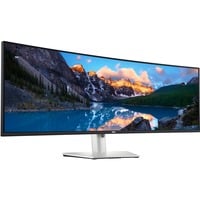 Dell UltraSharp U4924DW 49" Curved UltraWide Moniteur  Argent/Noir, 2x HDMI, Mini-DisplayPort, 5x USB-A, 5x USB-C, RJ-45